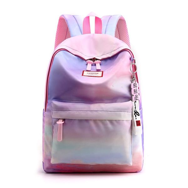 Outdoor-Taschen Mode Rucksack Weibliche Schule Wasserdichte Frauen Schwarz Bagpack Mädchen Büchertaschen Für Jugendliche Reisetasche Rucksack Mochila