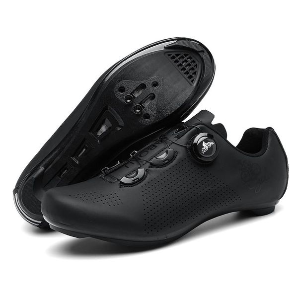 

cycling footwear shoes men self-locking spd racing road bike outdoor zapatillas ciclismo professional mountain bicycle sneaker mtb, Black