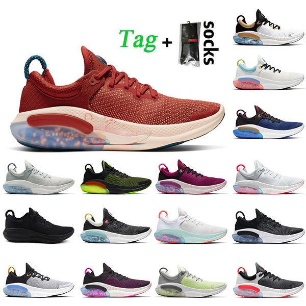 

men 2021 womens running shoes joyride run fly knit mens sneakers trainers oreo platinum tin university red purple electric green black pink