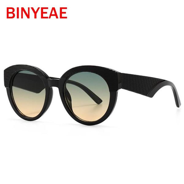

sunglasses vintage oversized round women 2021 high-end quality design big frame sun glasses men's black fashion gradient goggles, White;black
