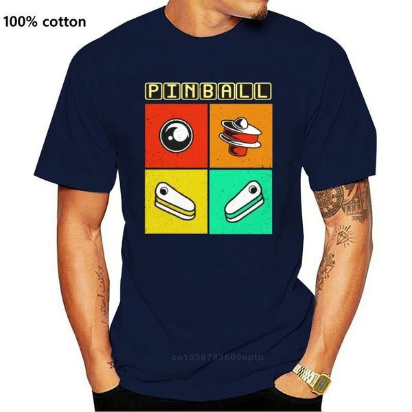 

men's t-shirts men t shirt pinball(5) women, White;black
