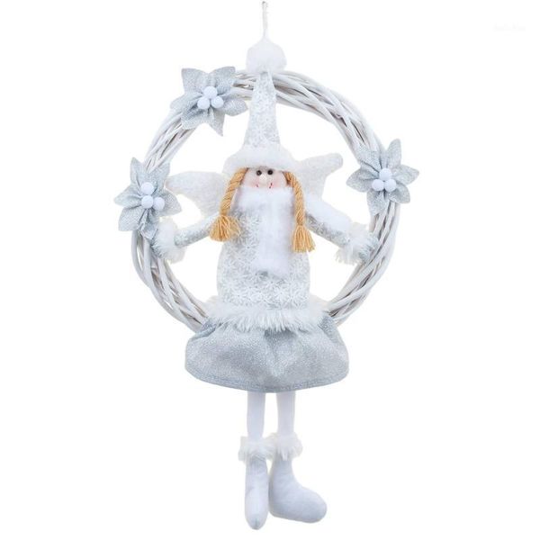 

christmas decorations hanging ornament angel dolls rattan pendant party decor