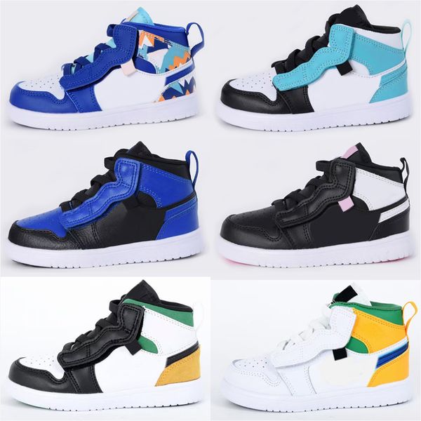 

classic 1 outdoor shoes chicago red mid lace up skateboarding children boy girl kid youth sports shoe skate sneaker size eur 22-35