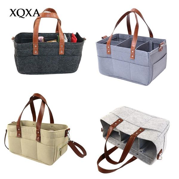 

cosmetic bags & cases felt baby diaper storage bag portable nappy changing nursery caddy organizer wipes bin maternity handbag bottle holder