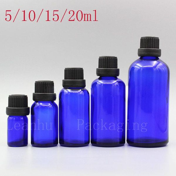 

storage bottles & jars blue essential oil bottle with black plastic screw cap,empty cosmetic containers,diy skin care makeup containers