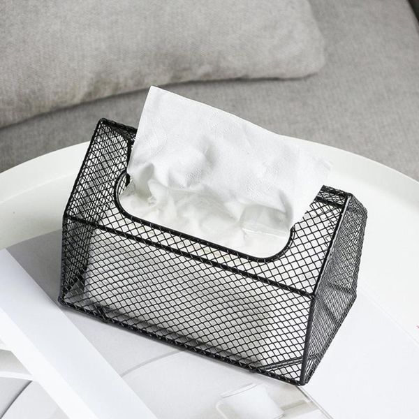 

tissue boxes & napkins living room storage organizer kitchen home decor hollowed out box office european style napkin holder iron art paper