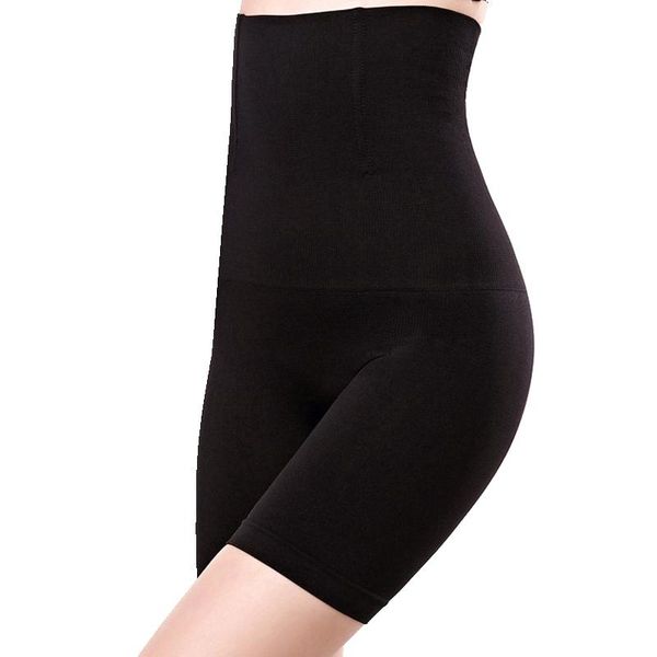 

women's shapers large size ladies high waist body shaper tummy control seamless shapewear bulifter panties slimming corset underwear xs, Black;white