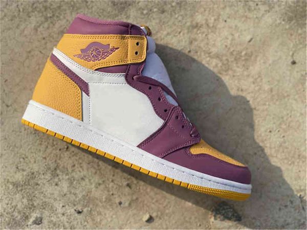 

c080520 2022 high og 1 brotherhood athletic shoes men women university gold light bordeaux white 555088-706 outdoor sneakers with origingl b