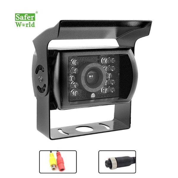 

car rear view cameras& parking sensors 120-170 degree reverse backup night vision infrared led cctv camera for 12v 24v truck back