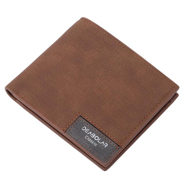 

wallets brand vintage man wallet male slim leather thin money dollar card holder purses for men, Red;black