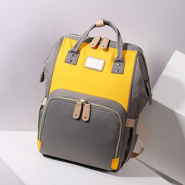 

backpack multi-function patchwork diaper bag baby care for mom mummy maternity women waterproof mochila mujer