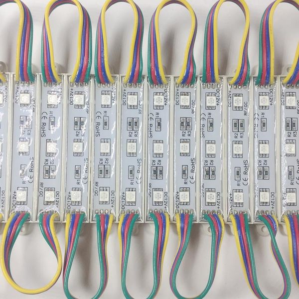 

3leds led module ip65 waterproof rgb modules lighting backlighting for channel letter 1000pcs/lot