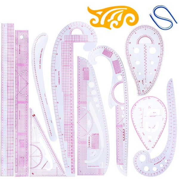 

diamond painting lmdz 6/7/8/12pcs practical sewing french curve cutting ruler measure dressmaking tailor craft scale rule drawing tool