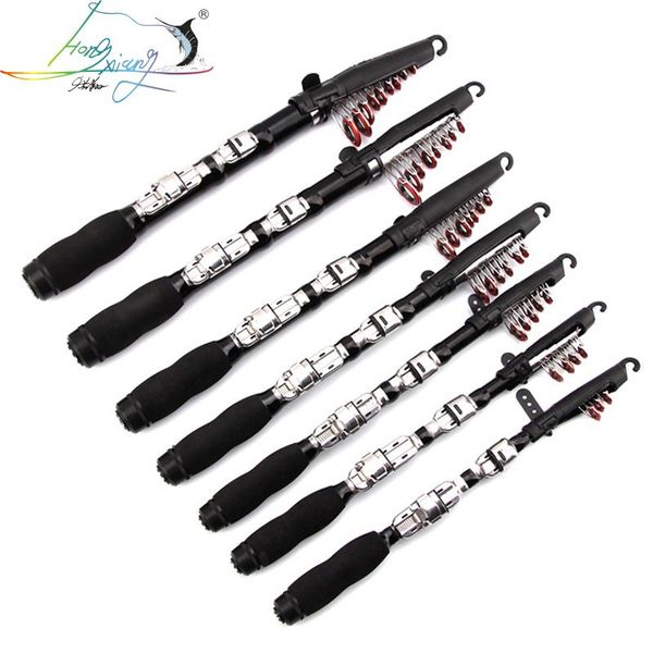 

mini portable fishing rod spinning carbon fish hand tackle sea ocean pole boat rods