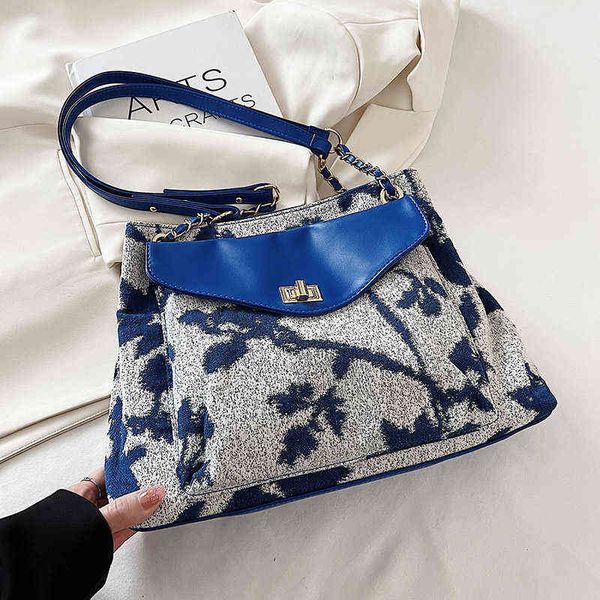 

shopping bags women summer big crossbody fashion trend brand shopper office handbags canvas prints 220303