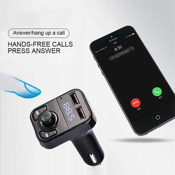 

& mp4 players b3 car bluetooth fm transmitter wireless radio audio mp3 player handscalling kit dual usb um