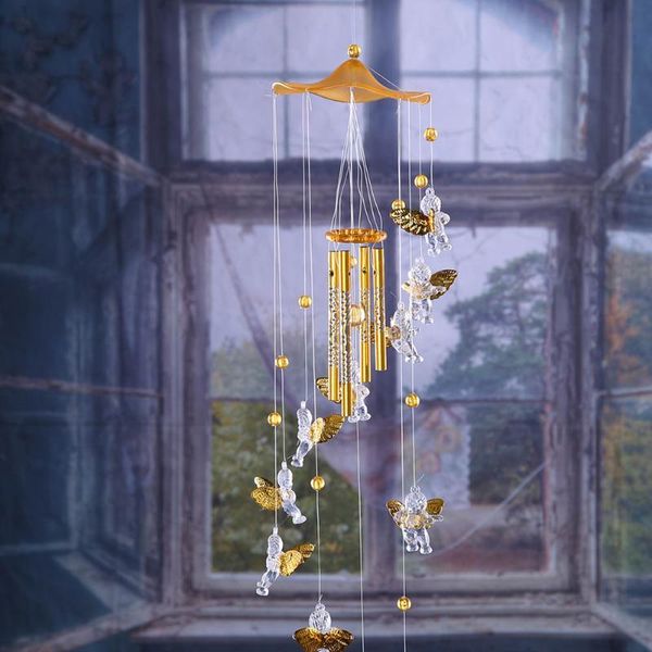 

decorative objects & figurines wind chimes angel cupid amazing tubes bells copper yard garden outdoor living wall hanging dream catcher home