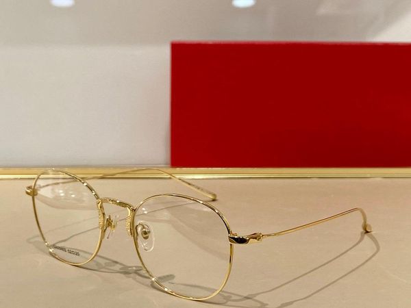 

frame optical eyeglasses for men and women retro 0346s style anti-blue light lens plate square full frame with box, Silver