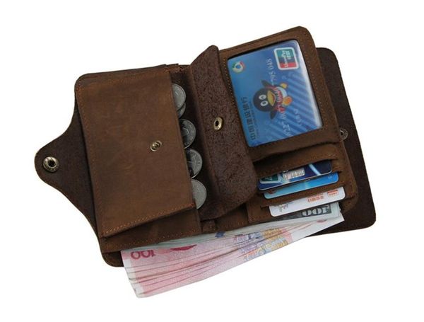 

wallets 2021 genuine leather man wallet male purse multifunction men carteira with coin pocket, Red;black