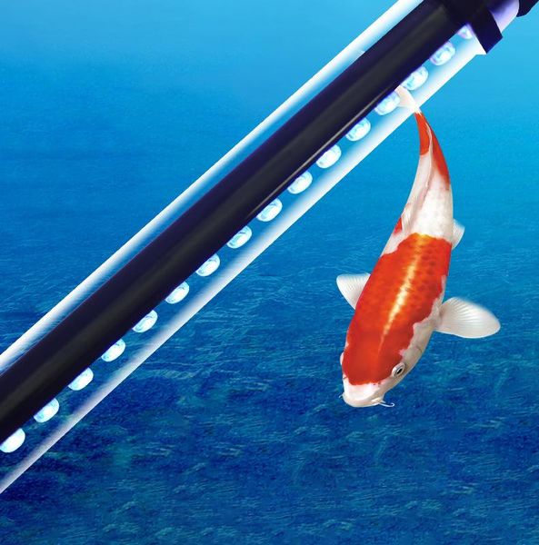 

aquariums lighting gako green led aquarium light 19/28/37/47/58/62/78cm fish tank submersible amphibious lamp