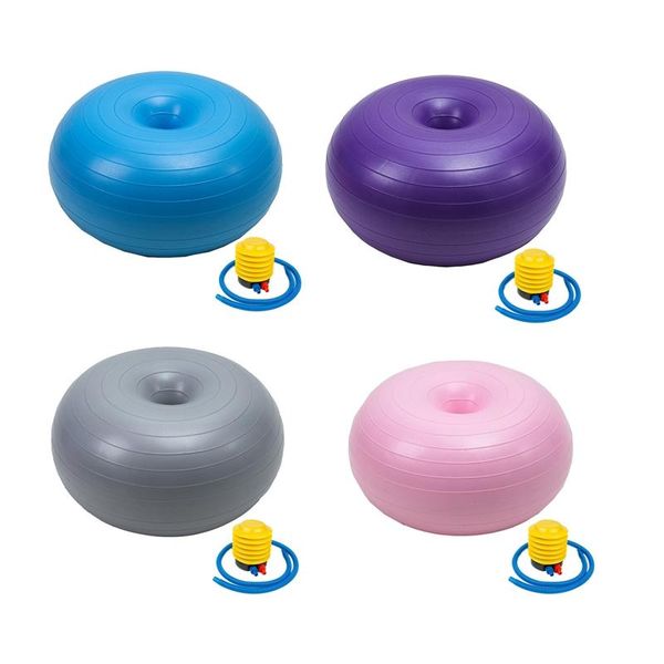 

donut yoga equipment pvc thickened anti-burst fitness apple ball balls