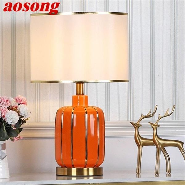 

table lamps aosong ceramic desk luxury modern led lighting for home bedroom