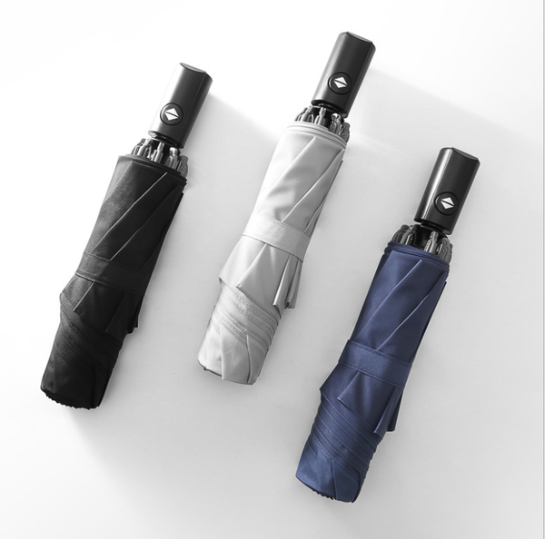 

umbrellas fully automatic sun umbrella 2021 fashion summer black coating 3 folding sombrilla mujer anti uv
