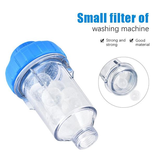

bathroom sink faucets 1pc wash machine pre-filter in water filter backwash purifier silicon phosphorus crystal faucet kitchen parts