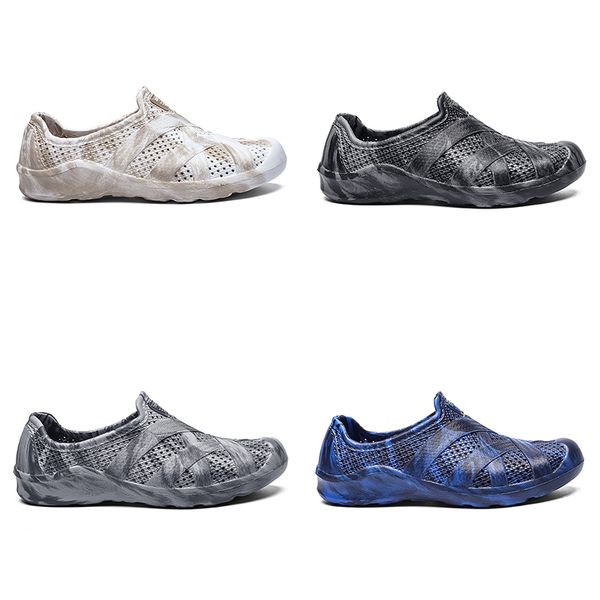 

men water shoes summer beach shoe white black grey fashion home outdoor soft work sneaker mens breathable sports trainer