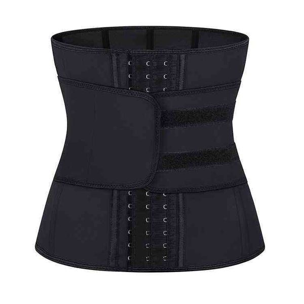 

waist tummy shaper latex single belt buckle zipper shaped waist clip