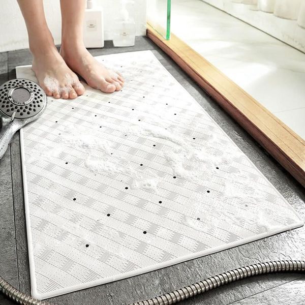 

bath mats bathroom shower mat rugs rubber non-slip floor kids bathtub suction foot cup tub waterproof safety pad