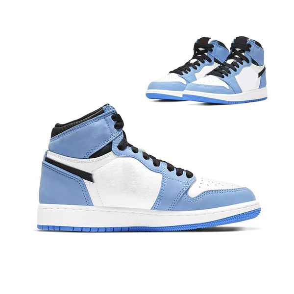 

2021 jumpman women's basketball shoes men's 1 s university blue gs outdoor sportsd98h, Black