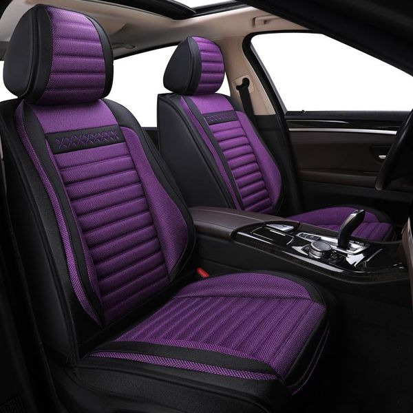 

universal flax car seat covers for lifan all models 320 520 620 820 x60 x50 720 x80 auto styling accessories
