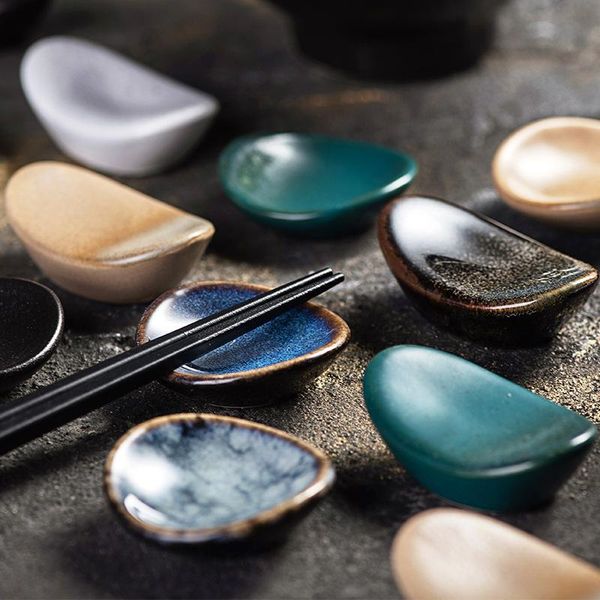 

chopsticks creative ingot japanese ceramic chopstick holder rest kitchen dining table accessories supplies