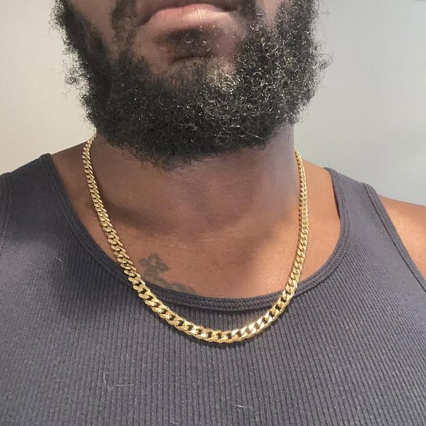 

chains 2021 classic men necklace width 3 to 7 mm stainless steel long for women chain jewelry, Silver