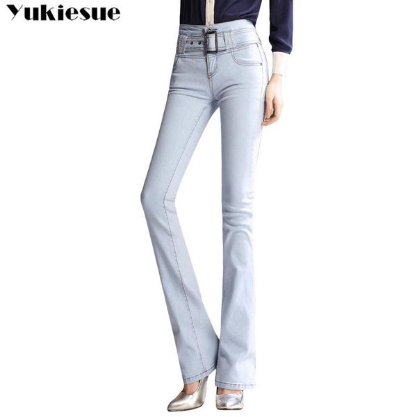 

women's jeans autumn winter push up plus size jean with high waist denim pants womens female boyfriend wide leg for women woman, Blue