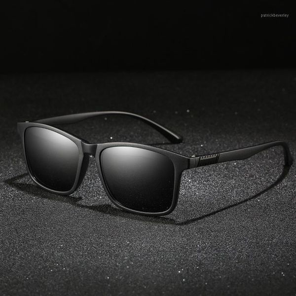 

sunglasses fashion vintage square frame men polarized anti-reflective driving mirror classic brands women sun glasses uv400, White;black
