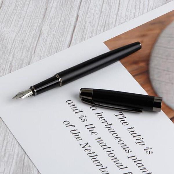 

picasso ancient noble fountain pen 920 pimio metal writing gift iridium fine nib 0.5mm black for business office & home pens