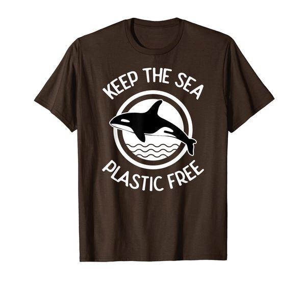 

Keep The Sea Plastic Free Killer Whale Orca Environmental T-Shirt, Mainly pictures