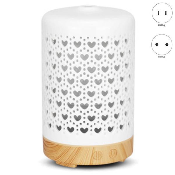

humidifiers haeger love ceramic humidifier aroma essential oil diffuser 7 color led lamp high frequency atomizer humidification