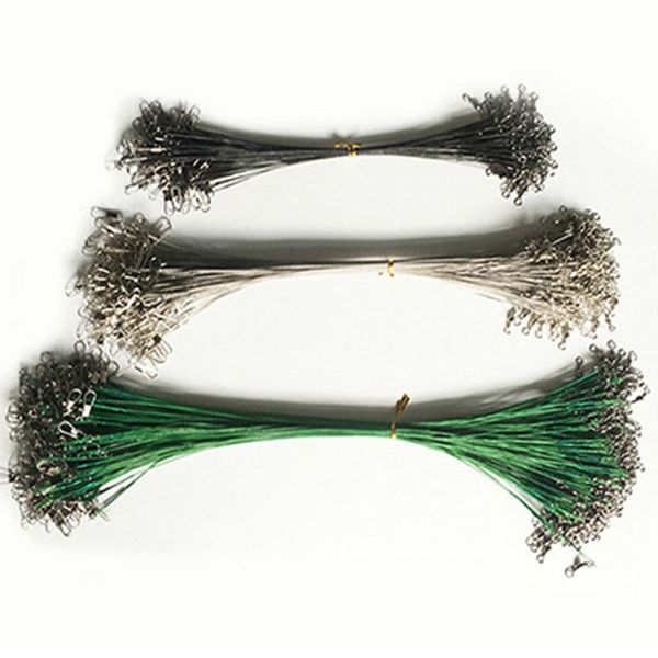 

30pcs/pack lure front wire anti-bite steel fishing gear lures accessories 15/20/24/30cm tool hooks