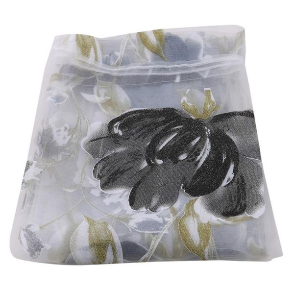 

curtain & drapes 1pc fashion 200cm x 102 cm flower print sheer window panel curtains room divider living bedroom kitchen