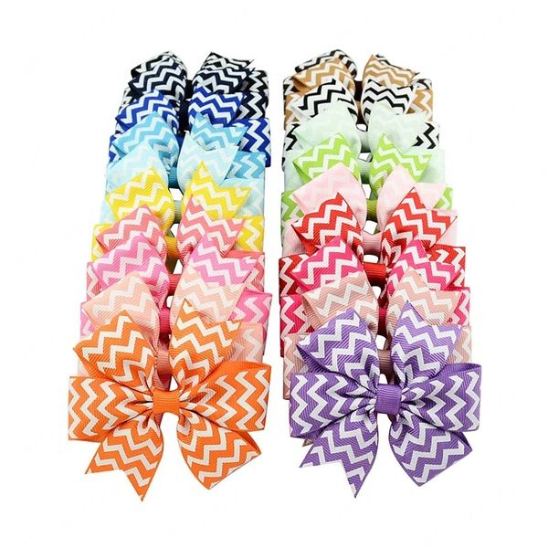 

kids cute stripedheadwear flower bows band headband hairjewelry hair accessories, Slivery;white
