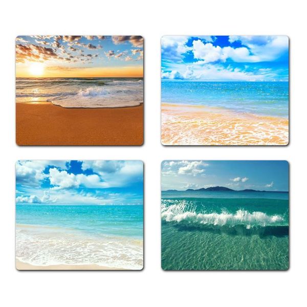 

mouse pads & wrist rests water ripple art sea wave rubber durable deskmousepad desk protect game officework mat non-slip lapcushion
