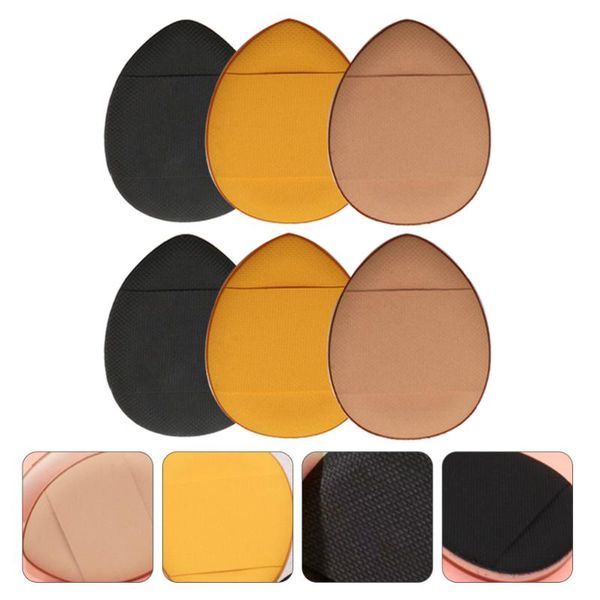 

sponges, applicators & cotton 6pcs fingertip mini powder puffs woman finger cushion portable makeup supplies