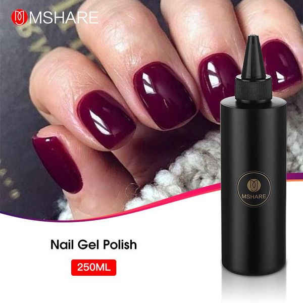 

nail gel mshar wine red polish soak off 250ml, Red;pink