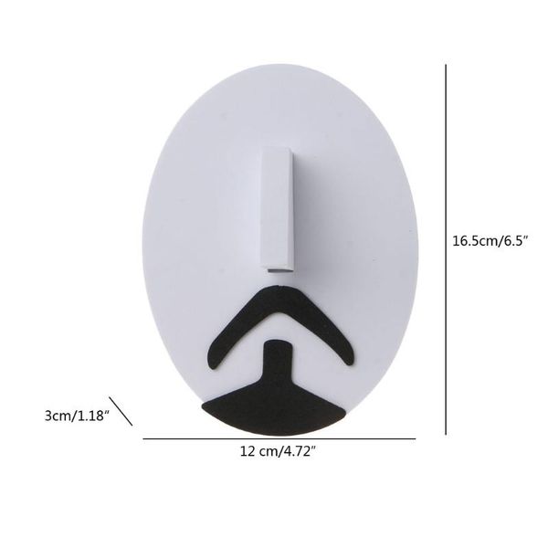 

jewelry pouches, bags human shape sunglasses wall foam display organizer nose moustache self adhensive glasses storage, Pink;blue