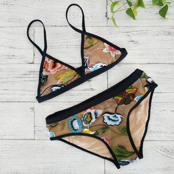 

2021 summer push up bikinis swim set women two-piece beachwear striped bodysuit split female swimwear bathingsuitby air