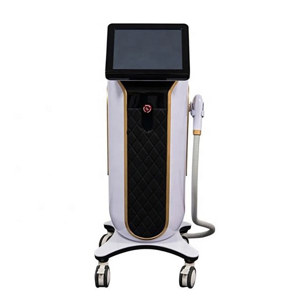 

diode laser permanent painless hair removal beauty machine ice cooling technology 600w, Black