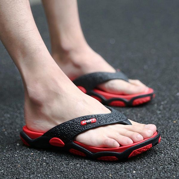 

slippers 2021 summer simple men slides bathroom non-slip soft bottom pvc sandals male flip flops shoes woman zapatos de hombre, Black